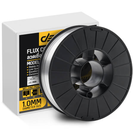 ลวดเชื่อมฟลักซ์คอร์ DELTON 1.0 mm ม้วน 5 กก._7